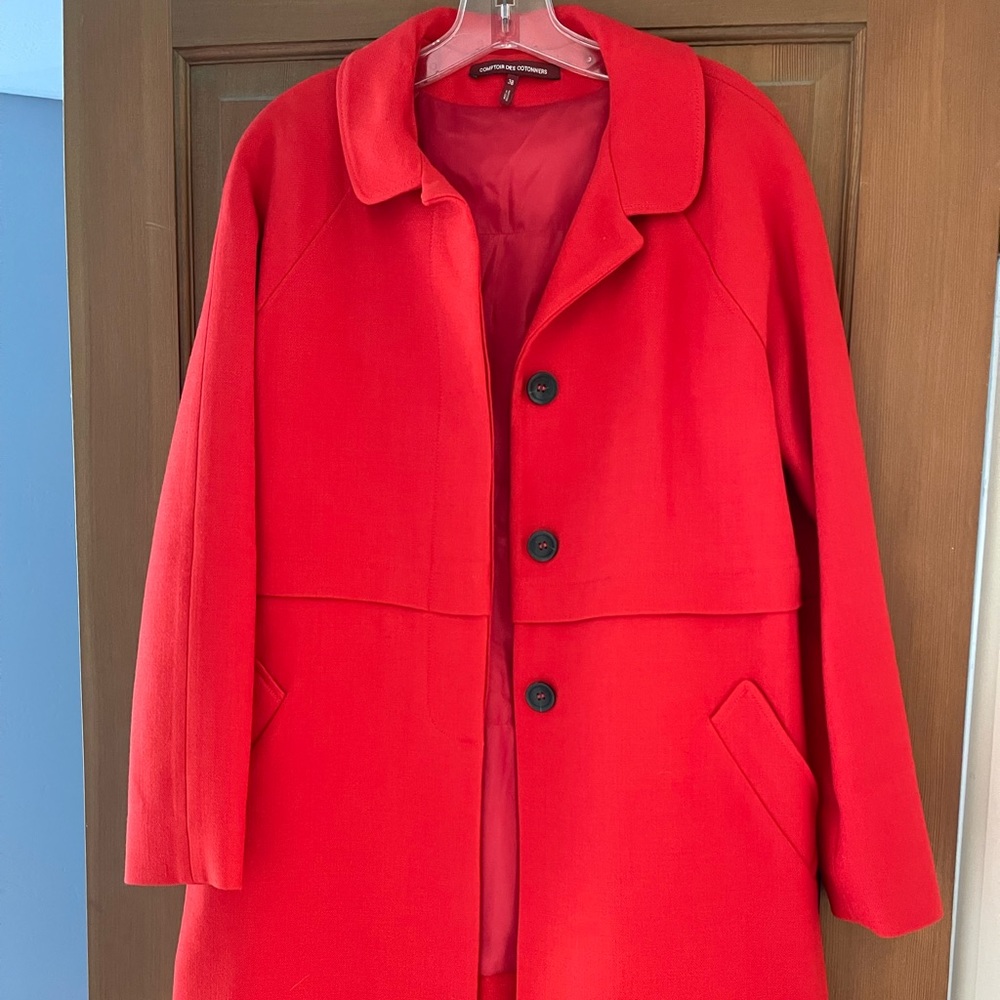 Like new Comptoir des Cotonniers women’s wool and acrylic coat, size 38